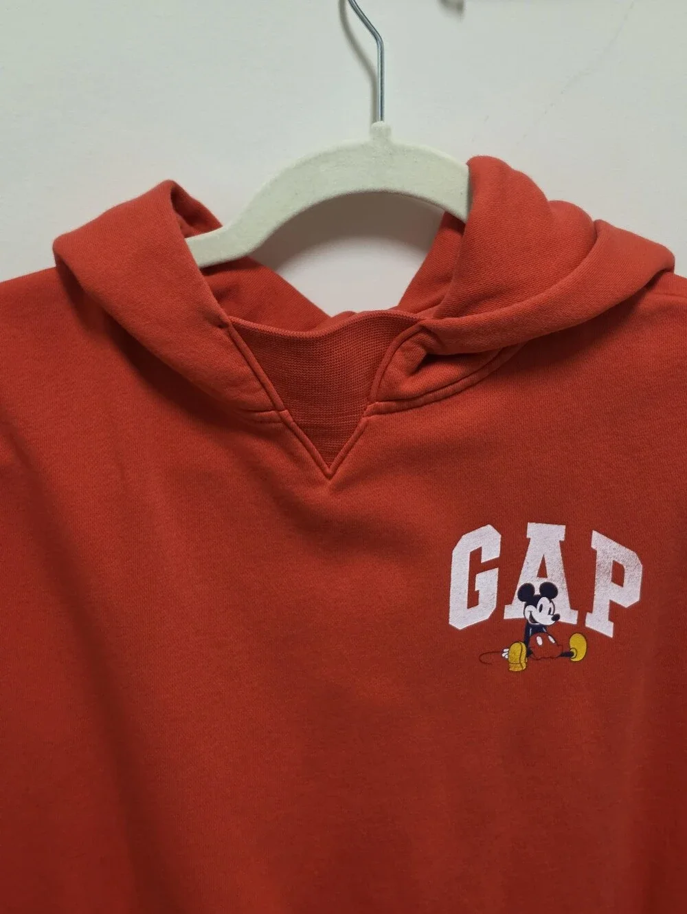 Gap x Disney Mickey Mouse Graphic Red Hoodie Kids Size 12